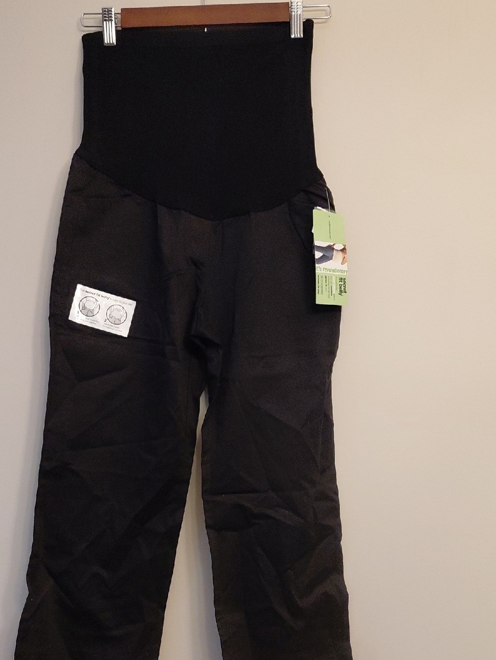 Motherhood Maternity Black Maternity Pants  with Supportive Panel